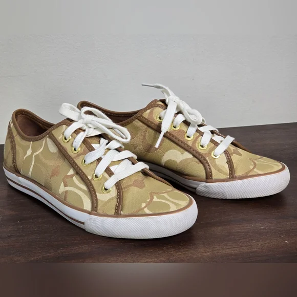 🤩Host Pick❤️Coach Q998 DEE Sneakers Women's Size 8.5 - Picture 3 of 11